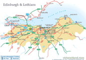 Thumbnail of an Edinburgh Area Map